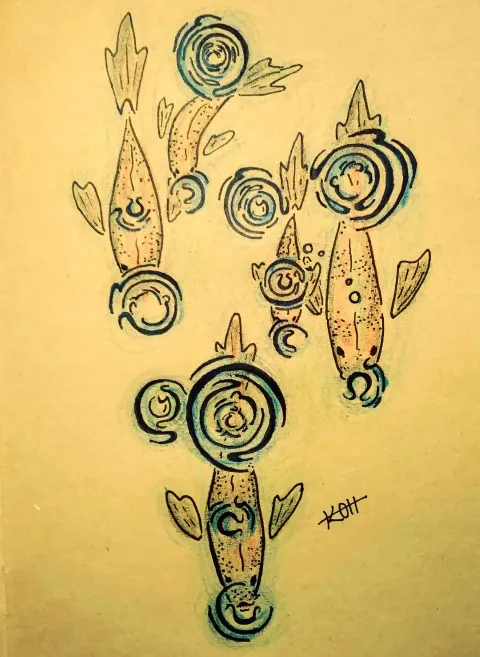 A Tsevhu poem written on parchment that translates to a thank you poem